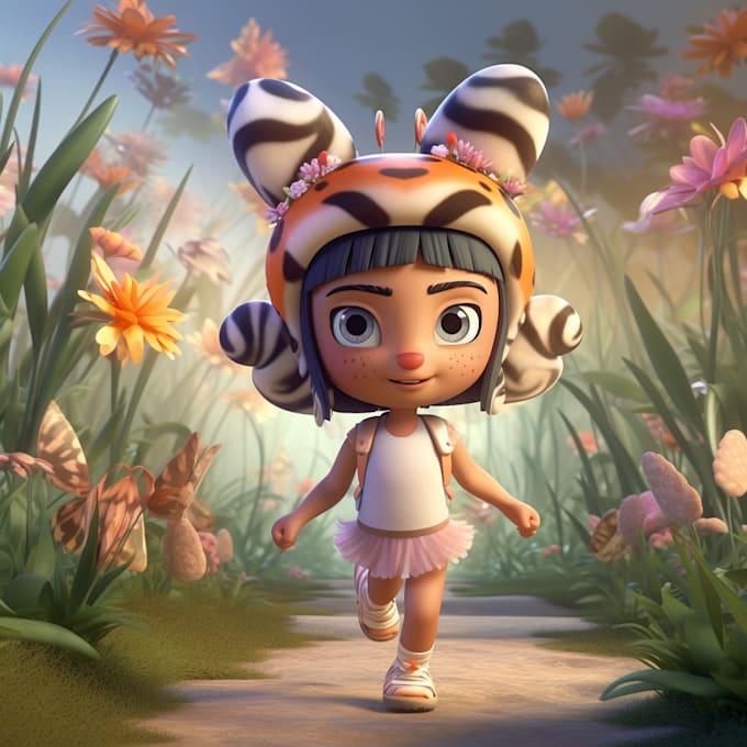 make custom 3d illustrations with commercial, resell rights
