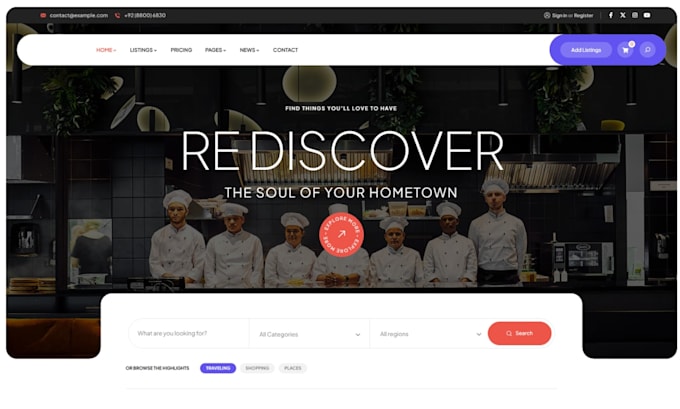 build directory listing website wordpress geodirectory website voxel theme