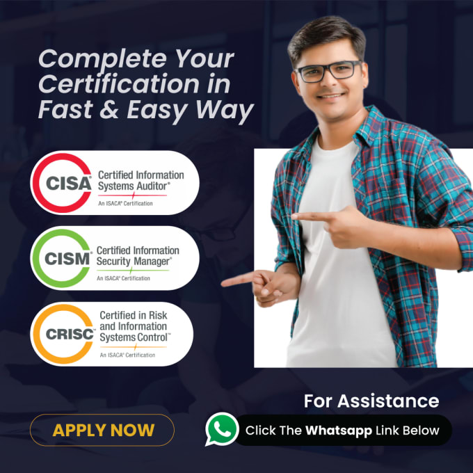 Cisa cism crisc certification in fastest and easiest way by Shardulsh
