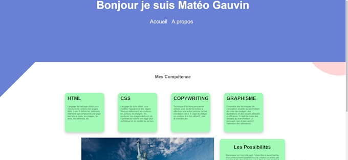Code your website in html et css by Mateo_gauvin | Fiverr
