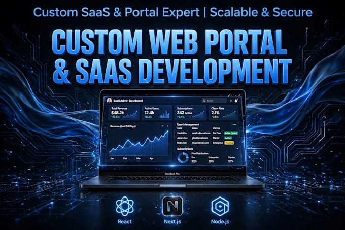 develop custom PHP web portal and admin dashboard