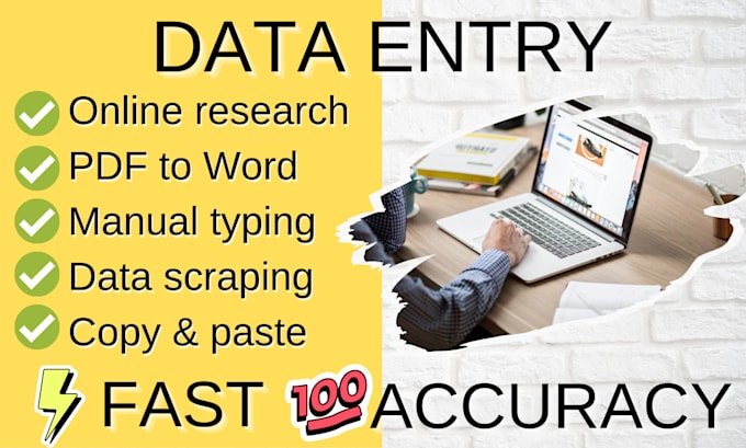 do data entry, copy and paste, pdf to word