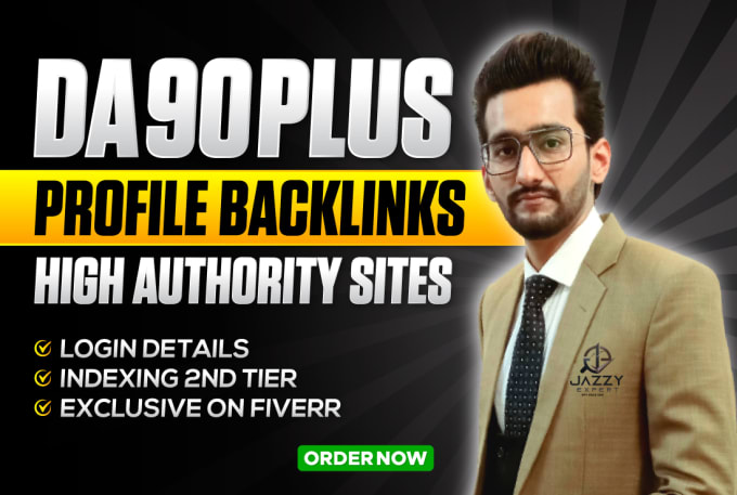 create high quality profile backlinks with da 90 for your website