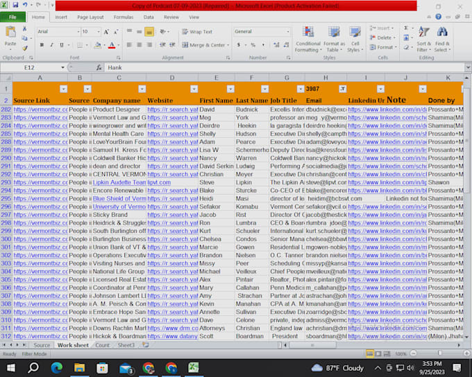 do highly targeted b2b lead generation, linkedin leads and email list building