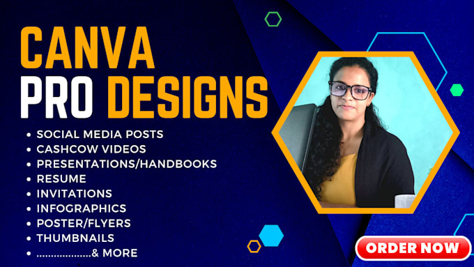 create any canva pro design for you