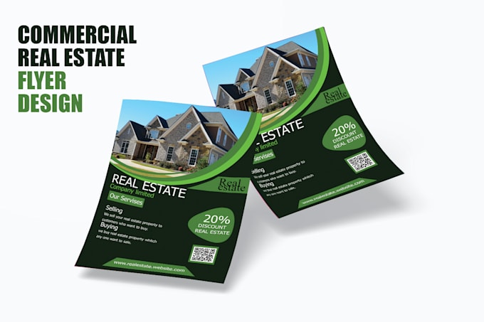 design commercial real estate flyers
