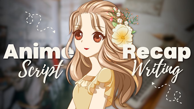 write outstanding anime, manga, and manhwa recap scripts