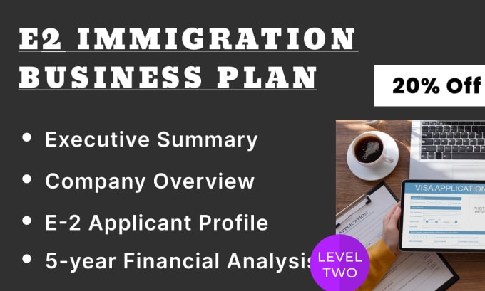Create your e2 visa business plan by Debonair2507 Fiverr