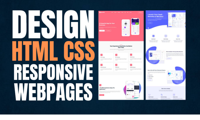 Style awesome webpages through html css by Usamajaved2106 | Fiverr