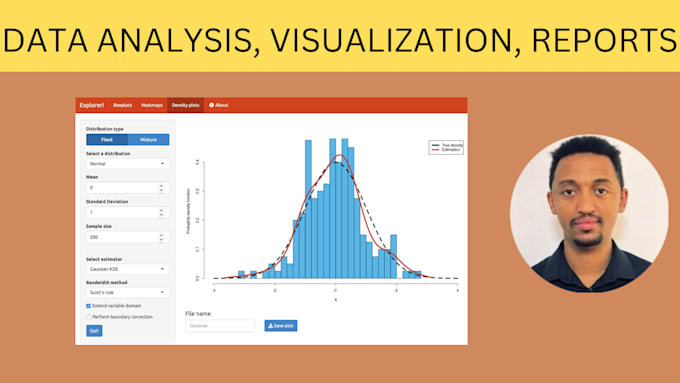Do statistics and probability using rstudio and python by Timo_n | Fiverr