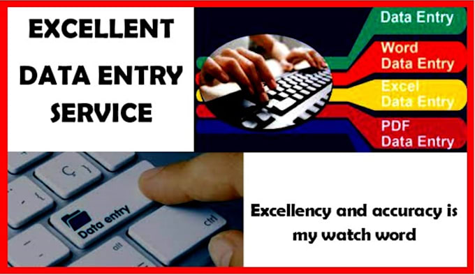 do data entry, web scraping, excel, typing, copy paste work