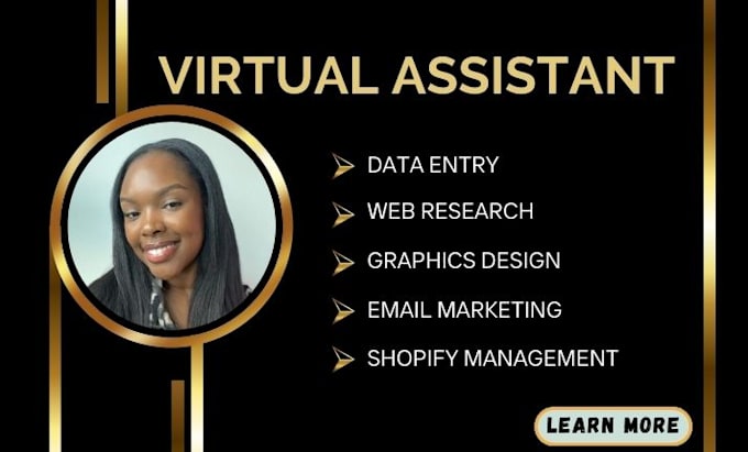 be your administrative virtual assistant or shopify manager