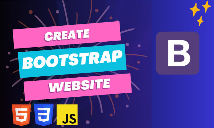 Create a responsive bootstrap website with html and css by Tejasgiri501 ...