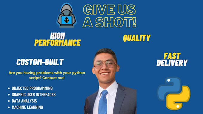Code your professional python script, data analytics, and more by ...