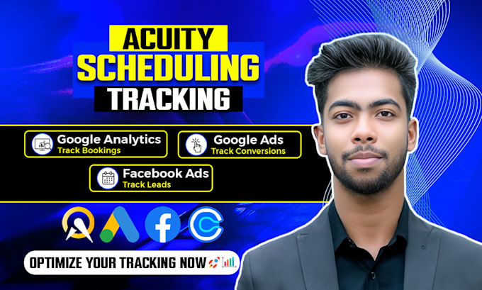 Setup acuity scheduling calendly tracking in ga4 with gtm by Analytics