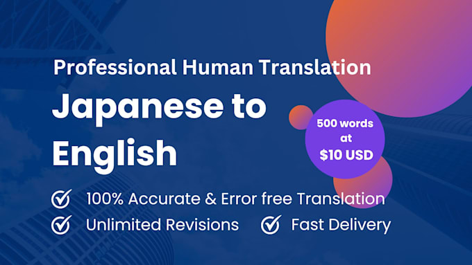 translate japanese to english and english to japanese perfectly