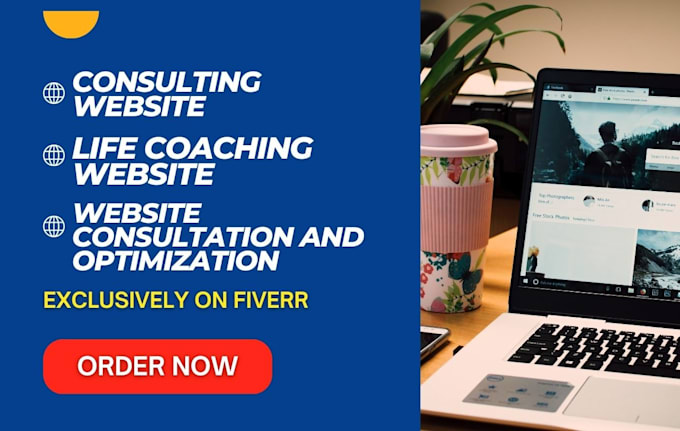 build consulting website, life coaching website optimization