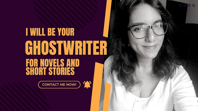 I will ghostwrite a novel or short story for you