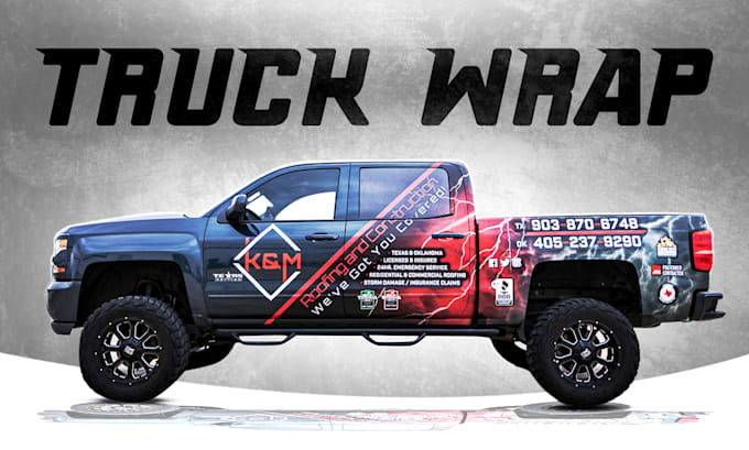 do unique, professional car, van, vehicle wrap design