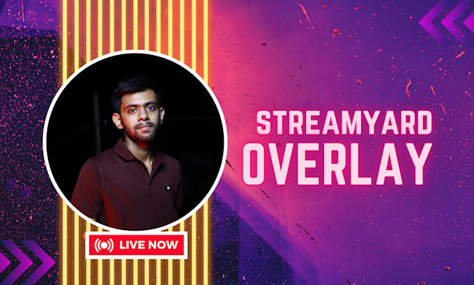 Design premium streamyard overlay for live streaming by Ipronob Fiverr