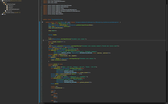 Create a code, desktop application in java by Vonexs_ | Fiverr
