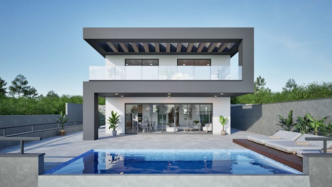 design photorealistic 3d architectural interior and exterior renders