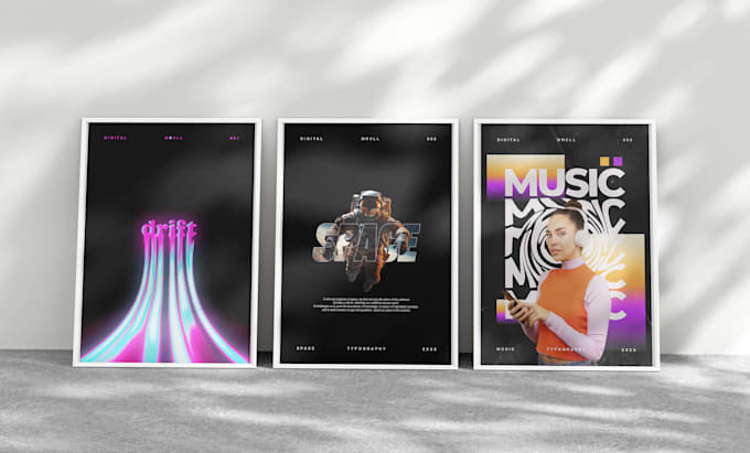 create an astonishing poster and big banner