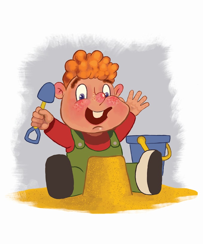 draw illustrations for children books