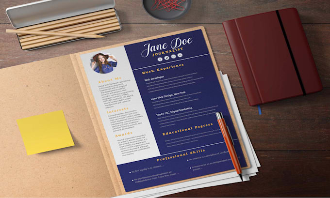 create professional CV and resumes