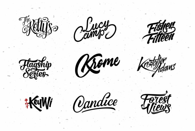 Create an elegant signature script logo design by Ajenxris | Fiverr