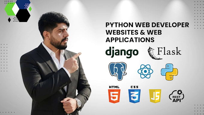 build a professional django web app or website with python