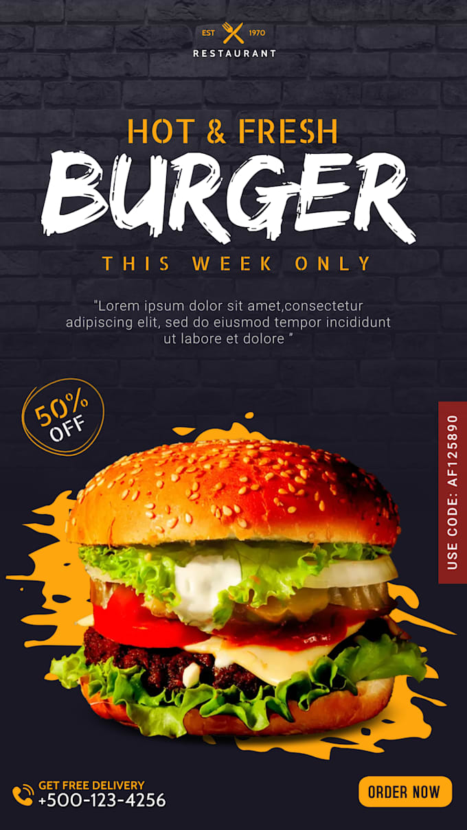 Do perfect menu restaurant design for your business by Naima0427 | Fiverr