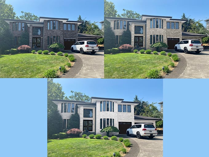 Change your house color and paint rendering in by