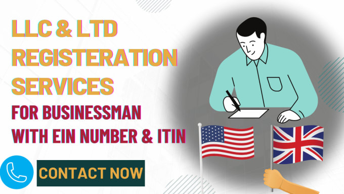 Do usa llc uk ltd registration for other country citizens by Aqibkhan999 | Fiverr