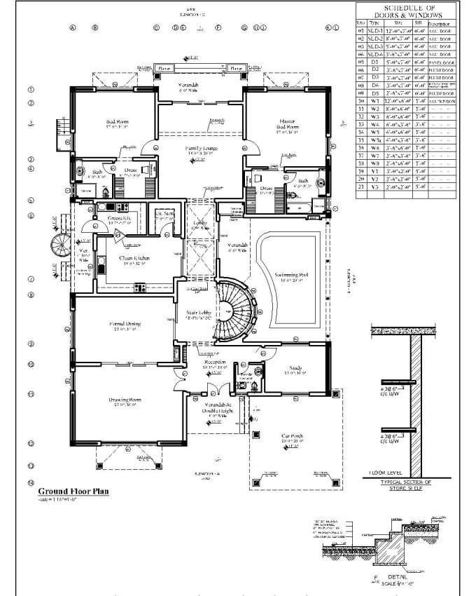 Fast Autocad Floor Plans And Elevations From Sketch By Ishtiaqahmad528 Fiverr