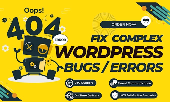 fix wordpress website issues,errors,bugs,elementor pro,divi expert help