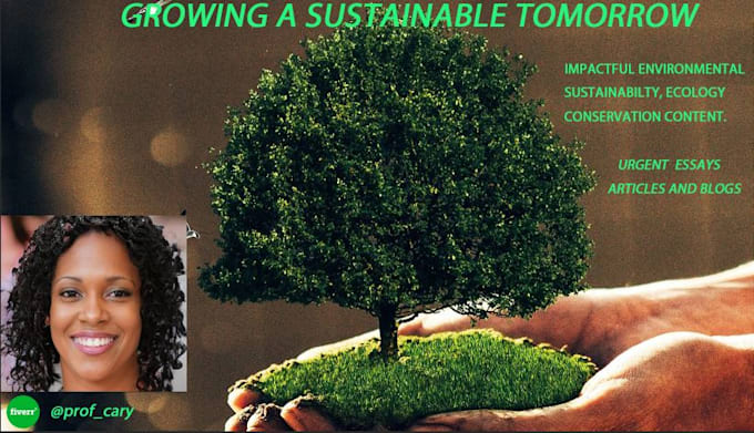 write urgent environmental sustainability and ecology tasks