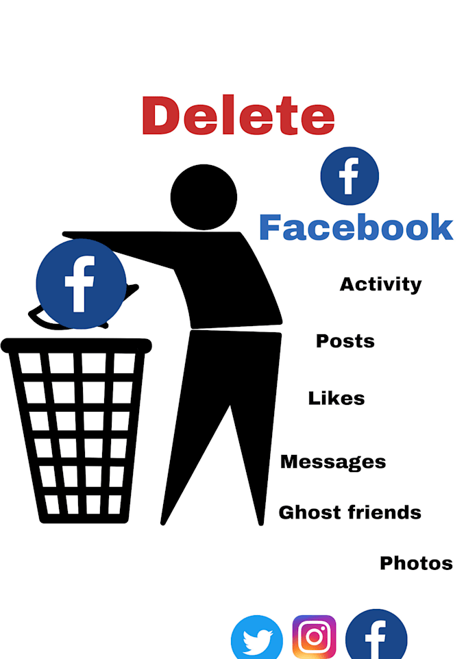 delete your facebook posts, friends and activity