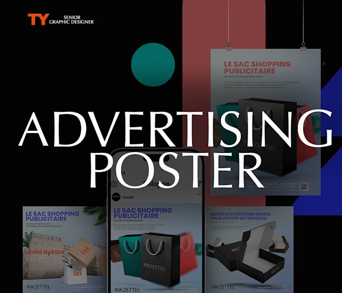 creative advertising poster, innovative designs that stand out from the crowd