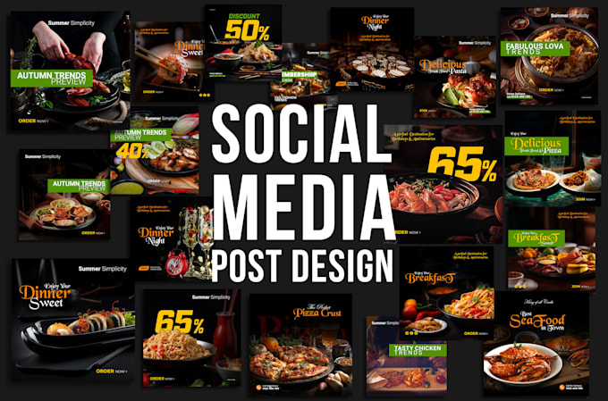 design facebook instagram posts and story content
