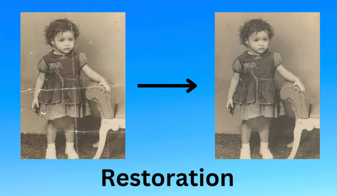 Restore your damaged photos by Devshah202 | Fiverr