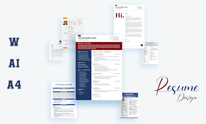 Resume builder, resume cv cover letter build and design by ...