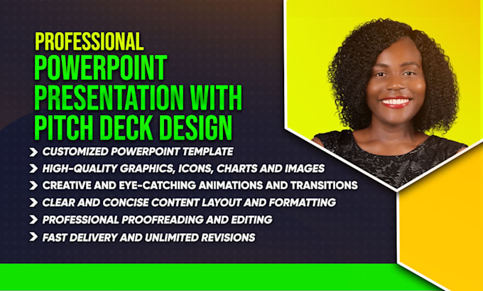 design a professional powerpoint presentation with pitch deck design