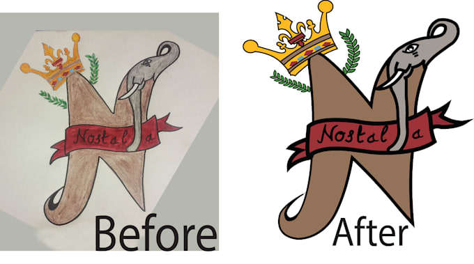 professionally vectorise and redraw anything