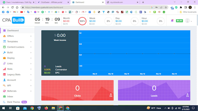 create a cpabuild account with your personal information