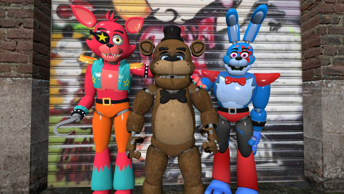 create a five nights at freddys animation