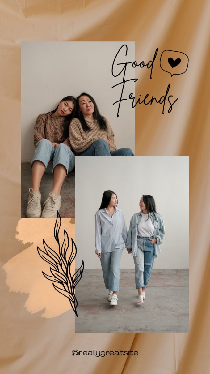 Create vintage your story moodboard photo collage by Deepakjha240 Fiverr