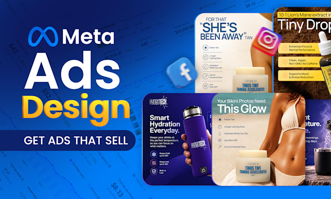 design meta ads creative, facebook ads design, ad creative design