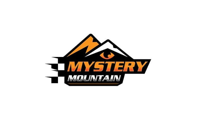 mystery mountain event logo design