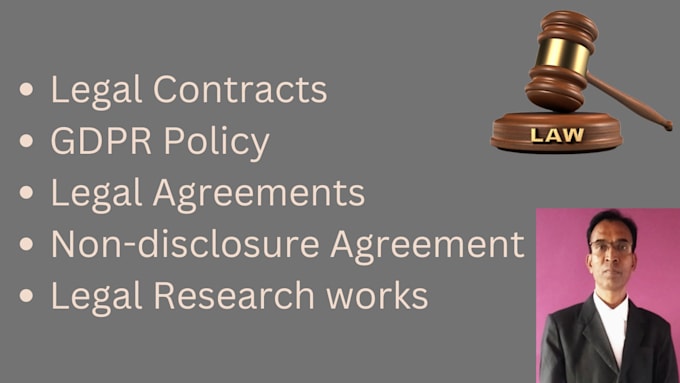 provide legal consult and legal drafting  work